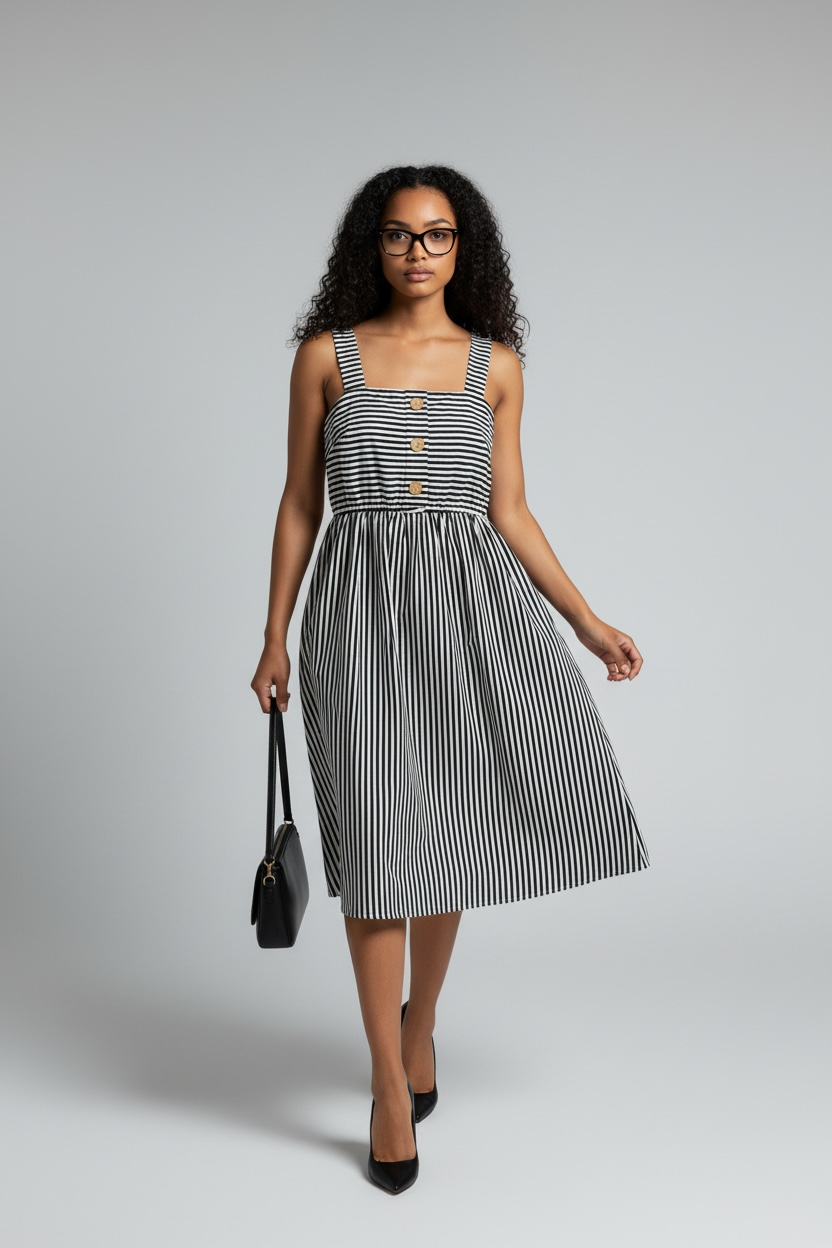 The Riviera Stripe Dress