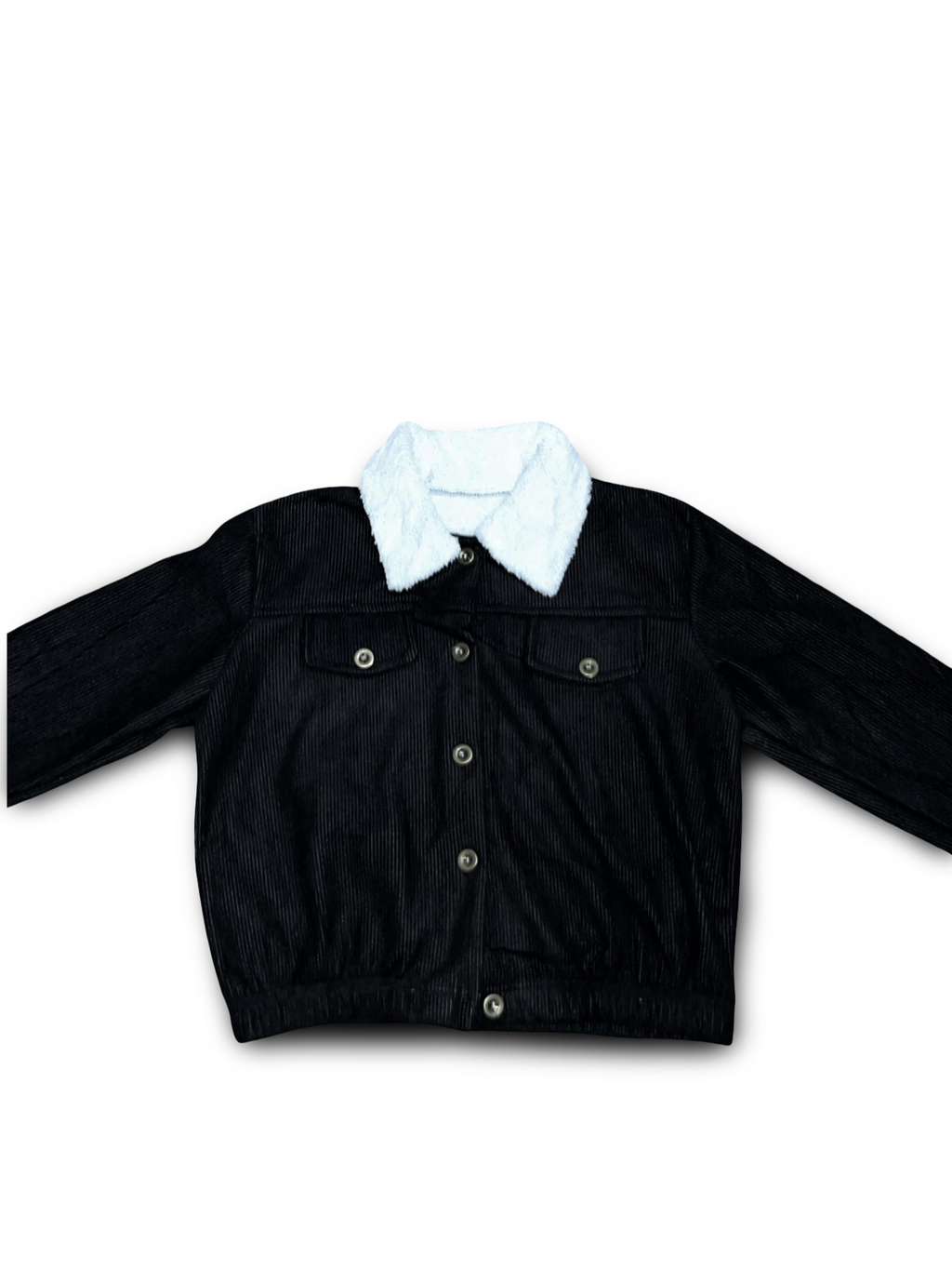 Black Velvet Tuxedo Jacket with Contrasting White Collar