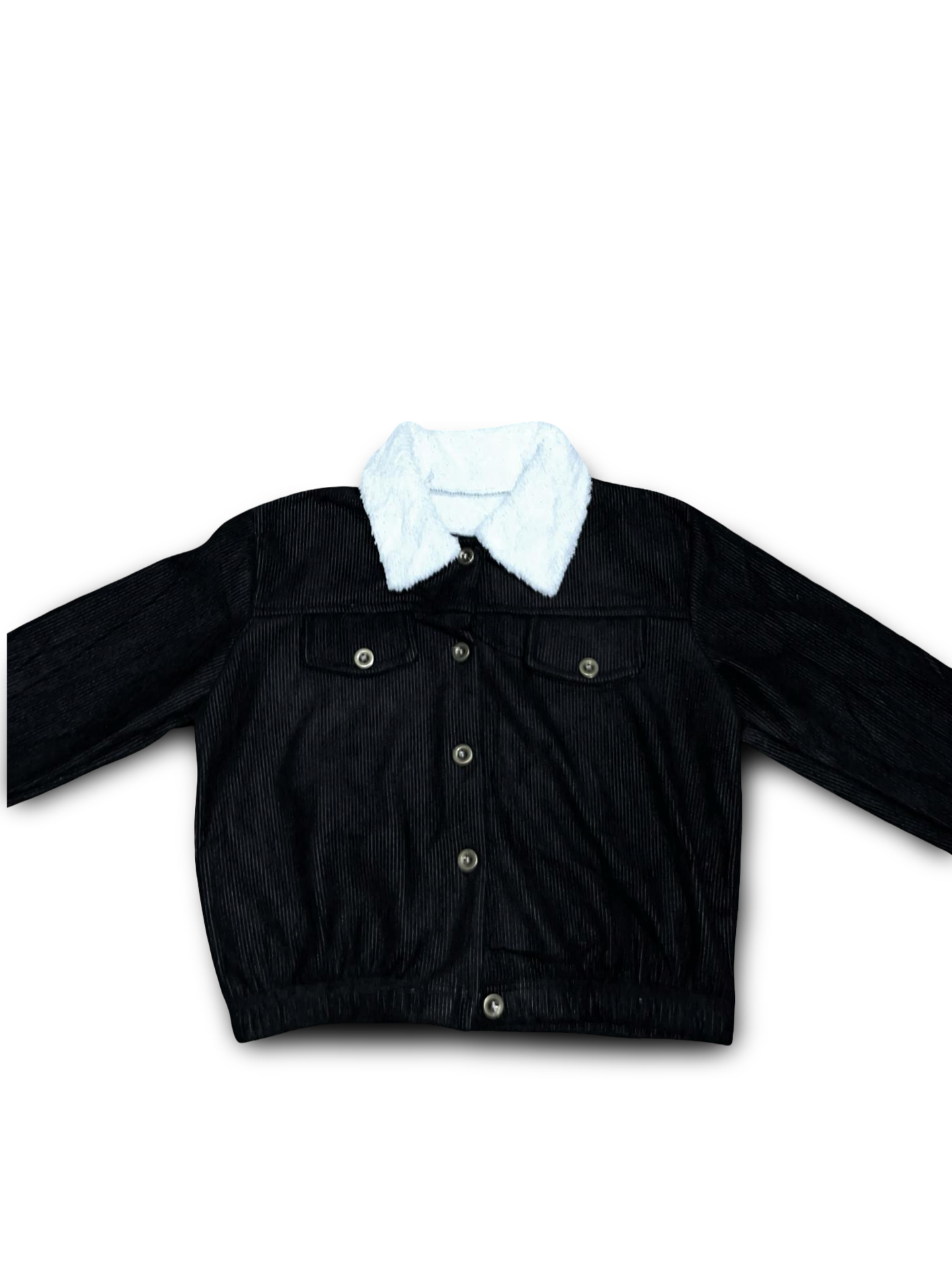 Black Velvet Tuxedo Jacket with Contrasting White Collar