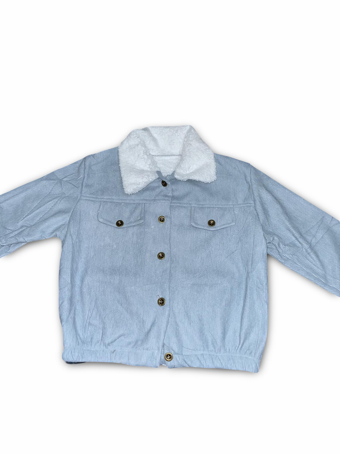 Blue Velvet Tuxedo Jacket with Contrasting White Collar