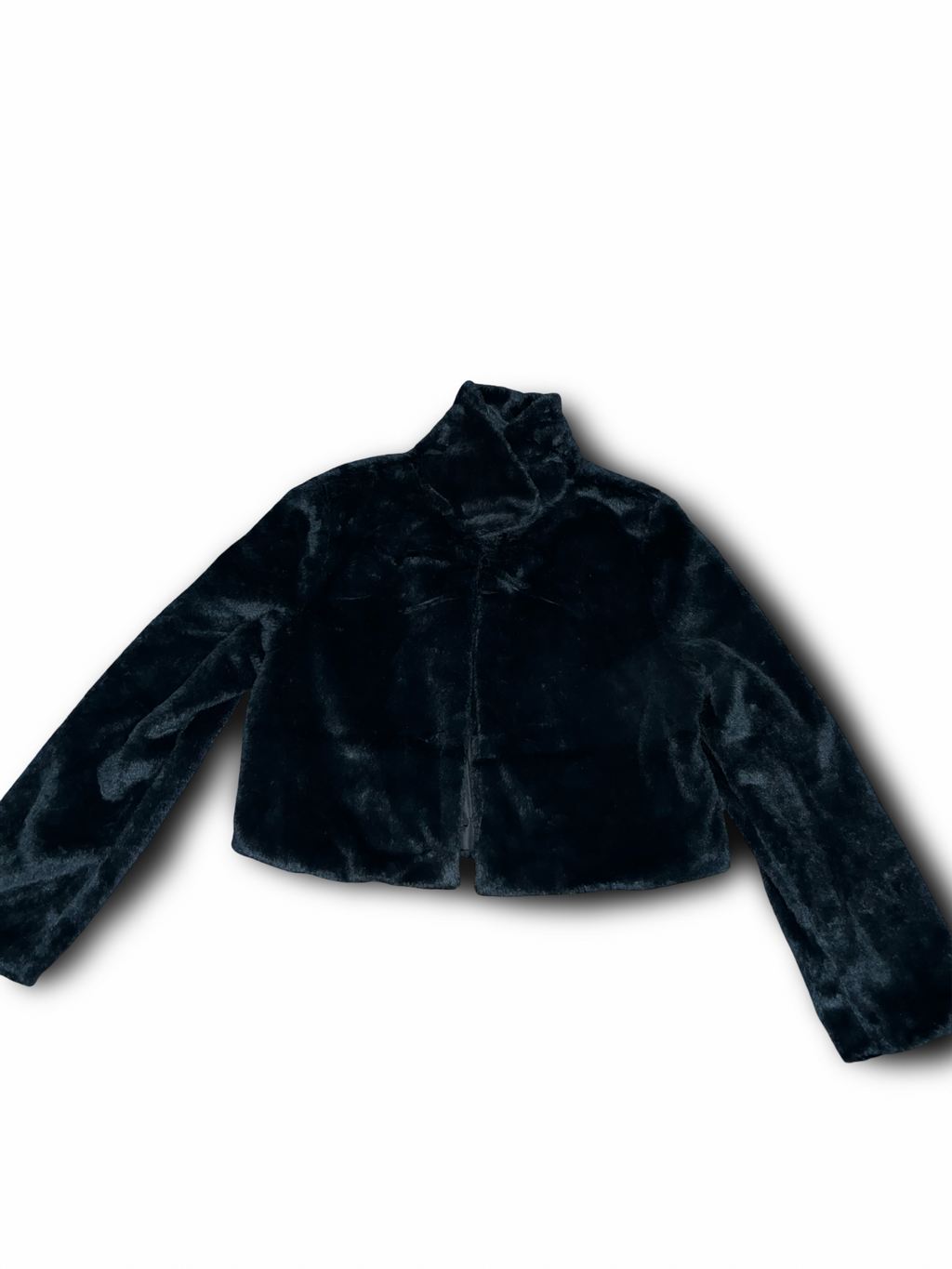 Black Velvet Cropped Jacket