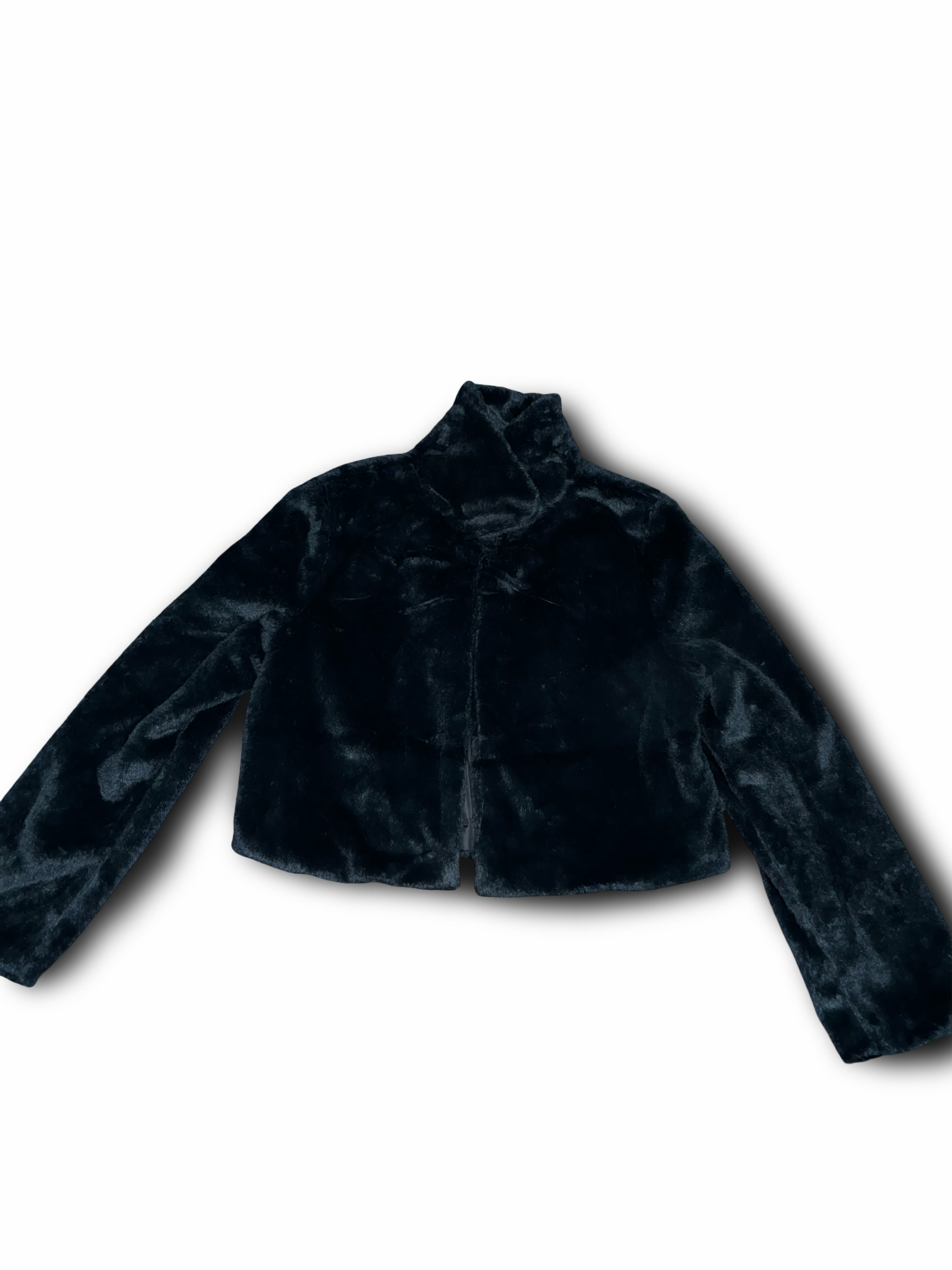 Black Velvet Cropped Jacket