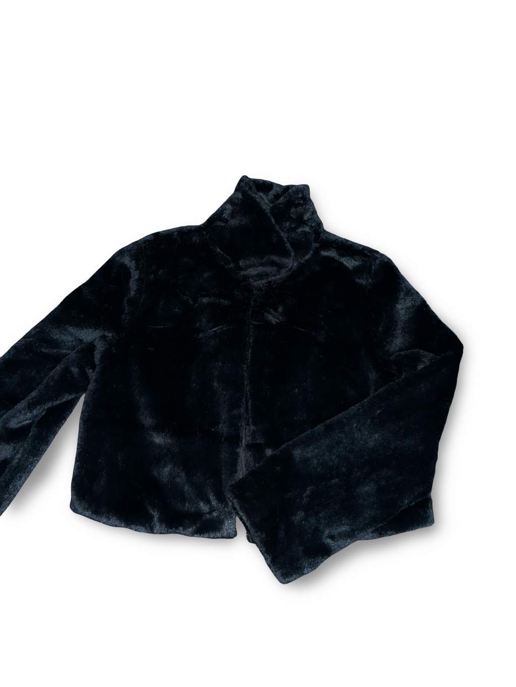 Black Velvet Cropped Jacket