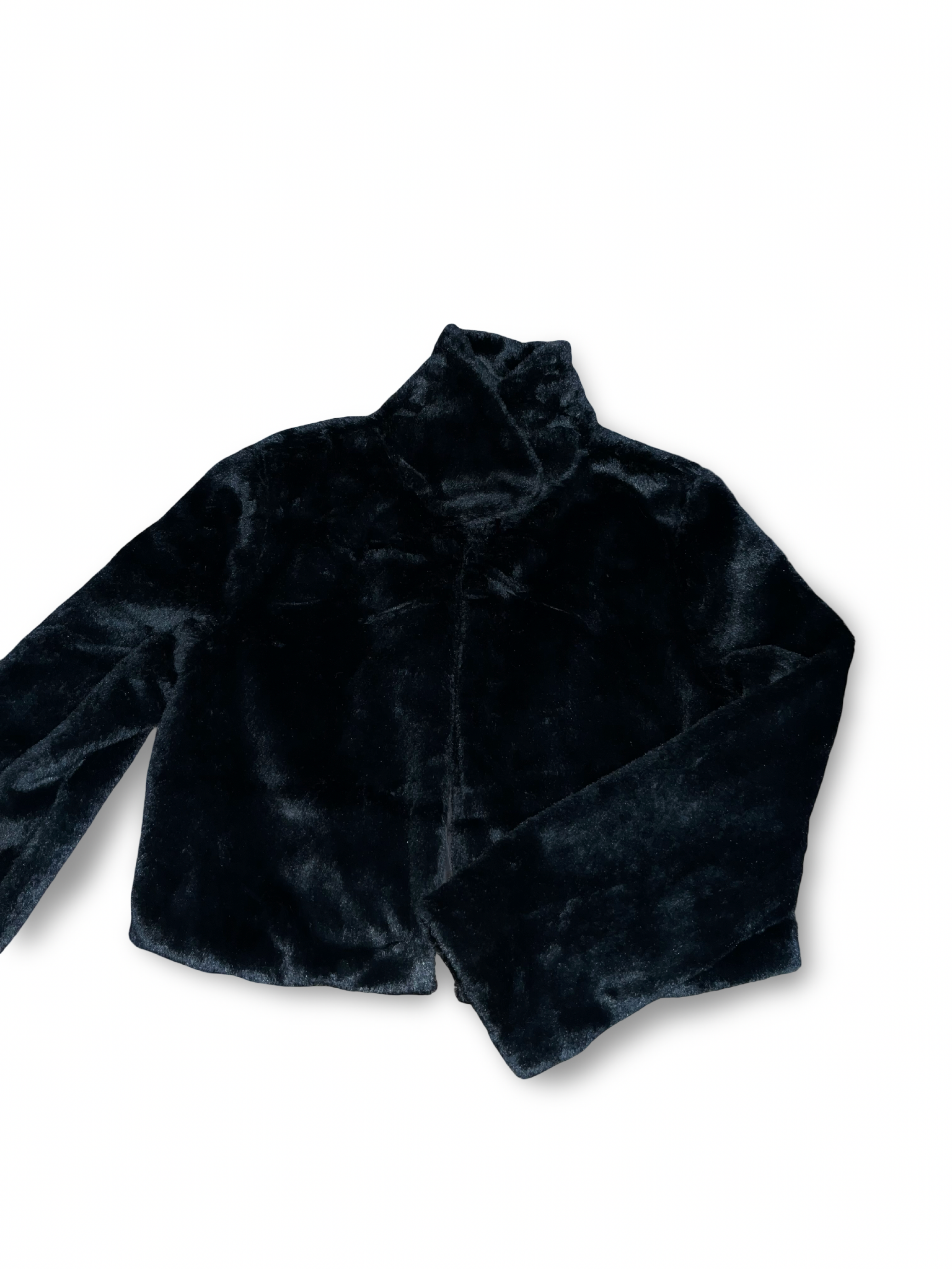 Black Velvet Cropped Jacket
